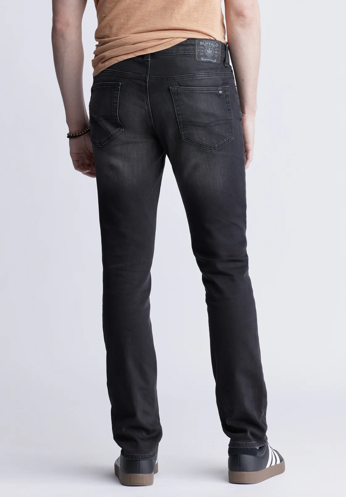 Slim Ash Men's Freedom Flex Jeans, Worked and Sanded - BM22985 - Image 3