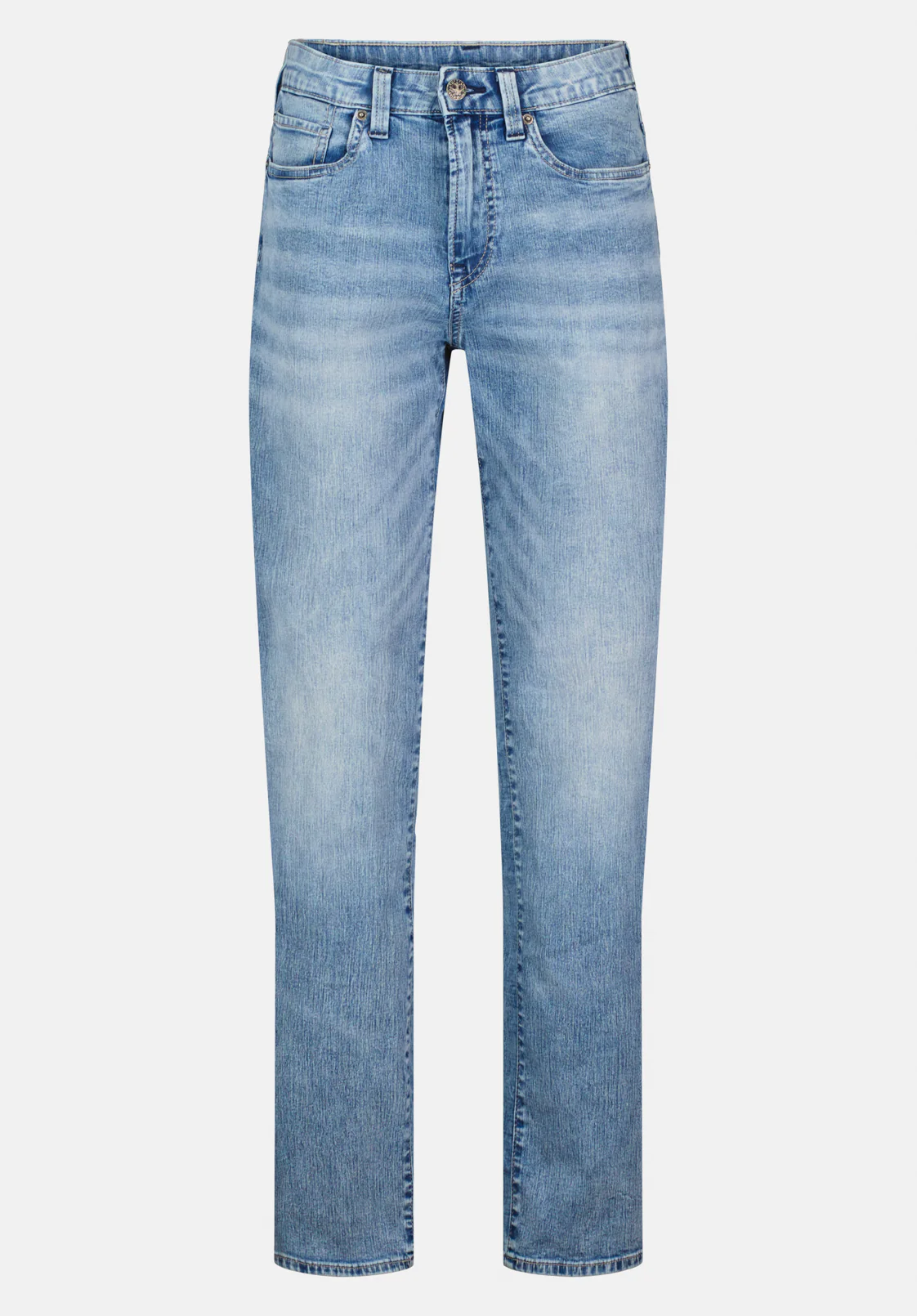 Relaxed Straight Driven Men's Jeans, Sandblasted Light Blue - BM20606 - Image 5