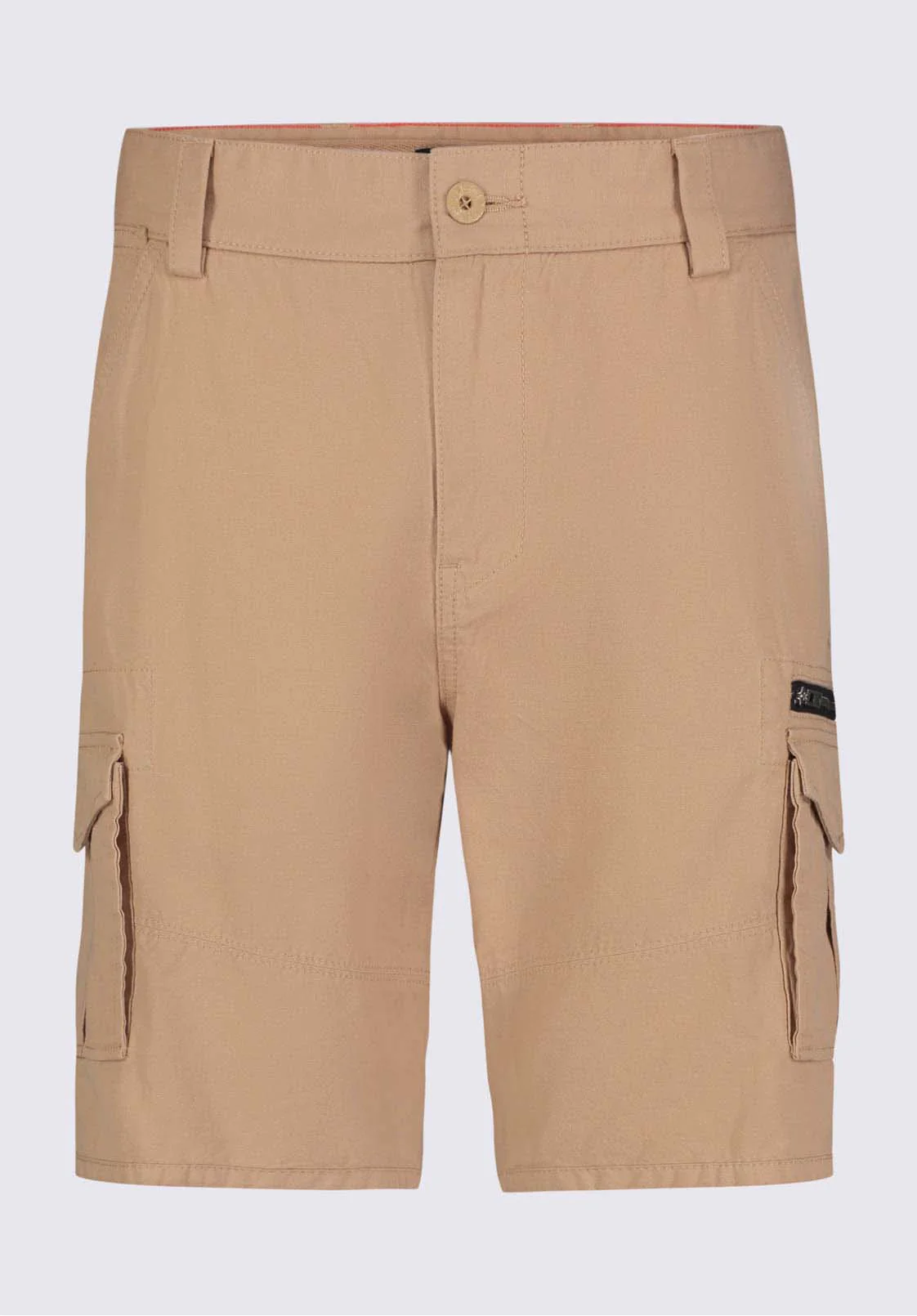 Hiero Men's Shorts with Cargo Pockets in Tan - BM24270 - Image 7
