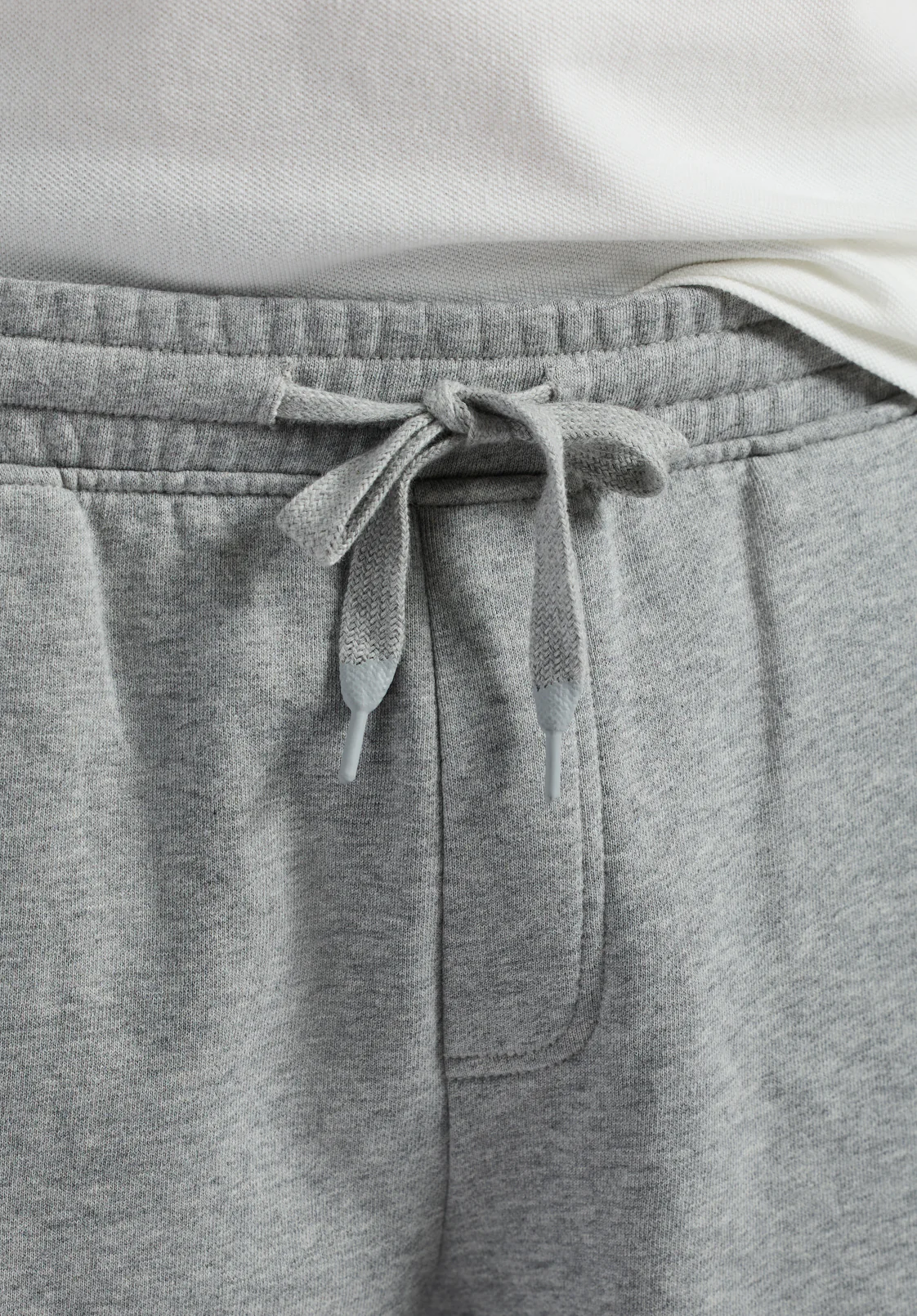 Hilston Men's Fleece Relaxed Shorts, Heather Grey - BM24536 - Image 6