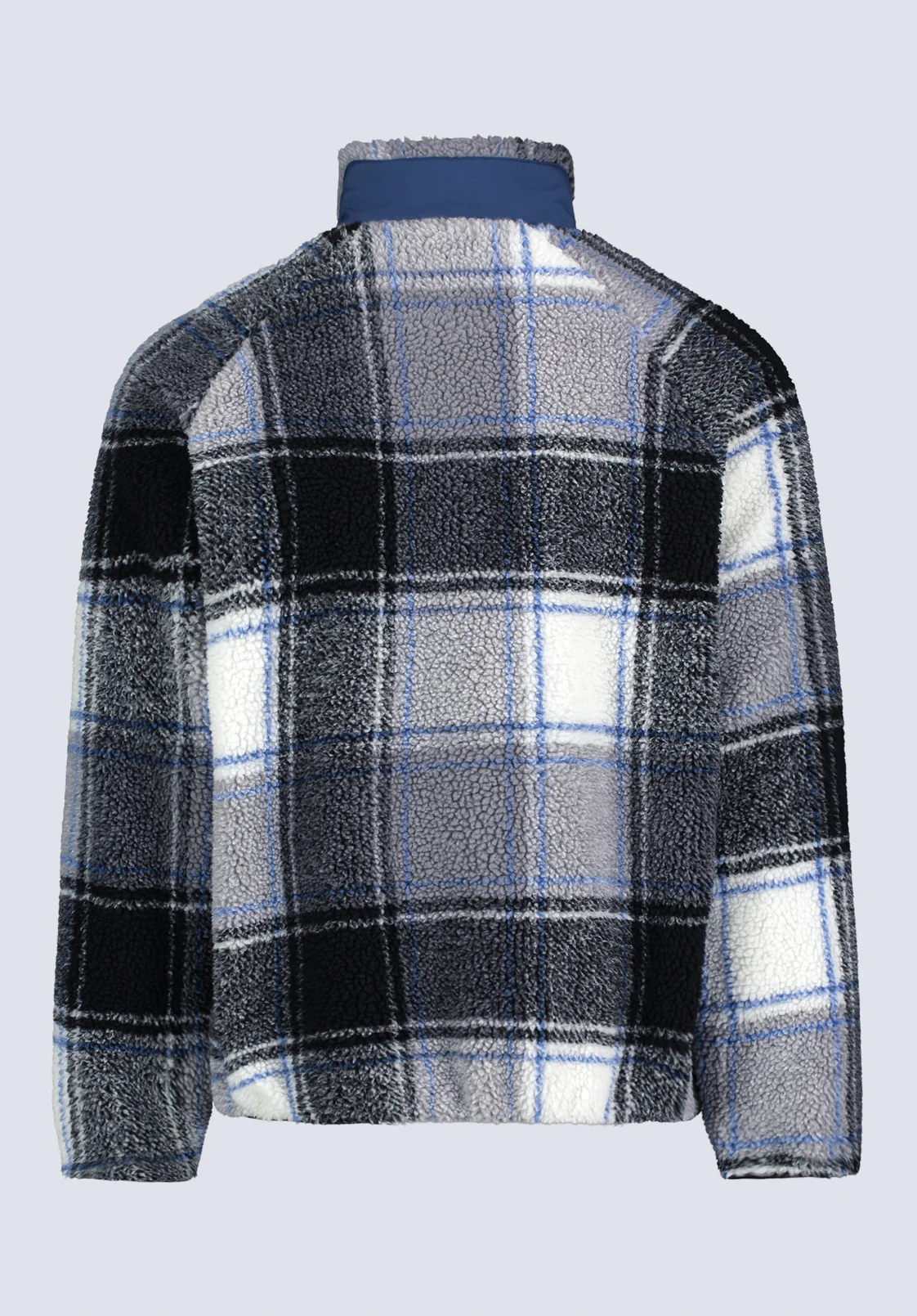 Jaik Men's Sherpa Bomber Jacket, Midnight Blue - BM24490 - Image 7