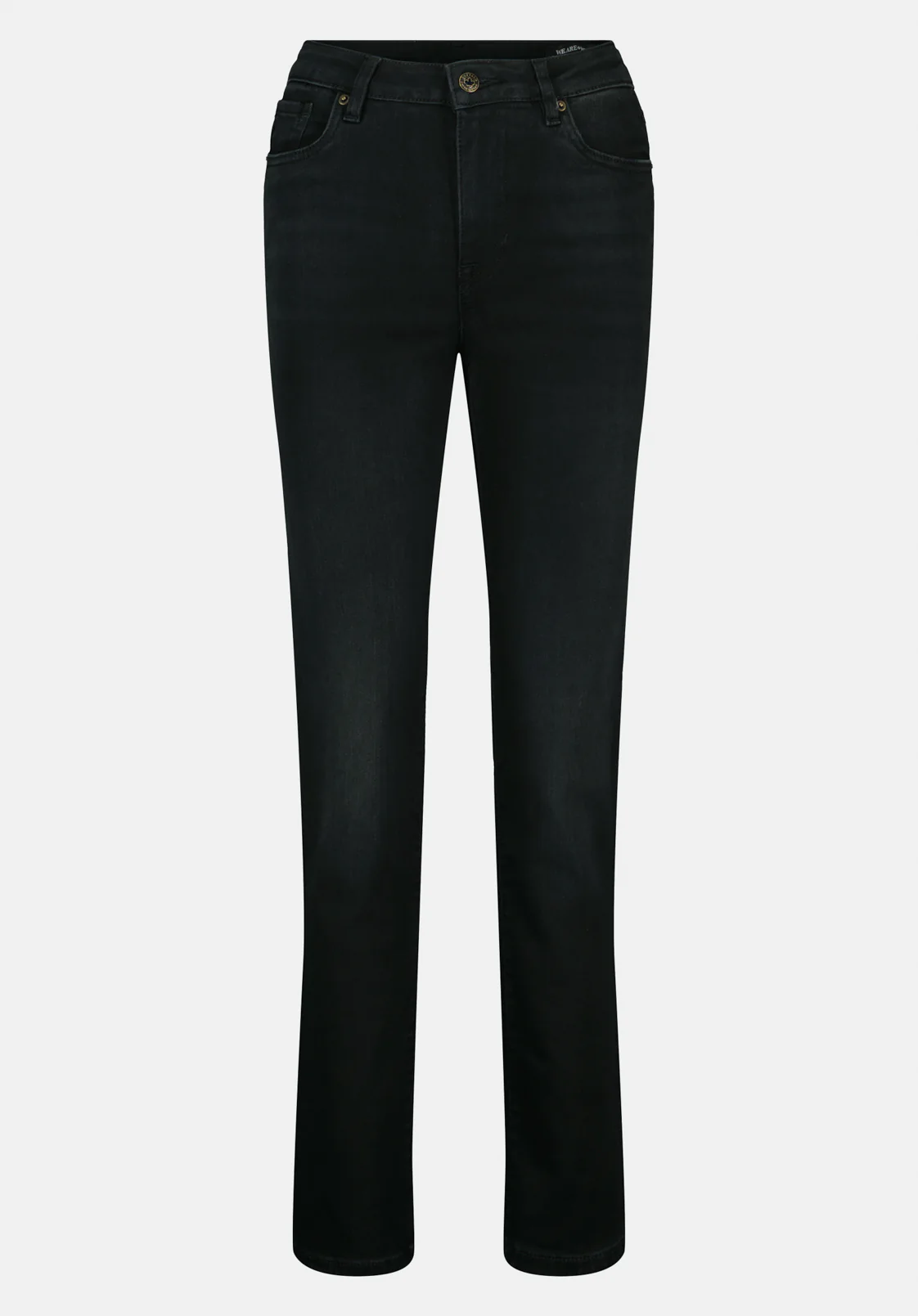 High Rise Straight Jayden Women's Jeans in Faded Black - BL15834 - Image 5