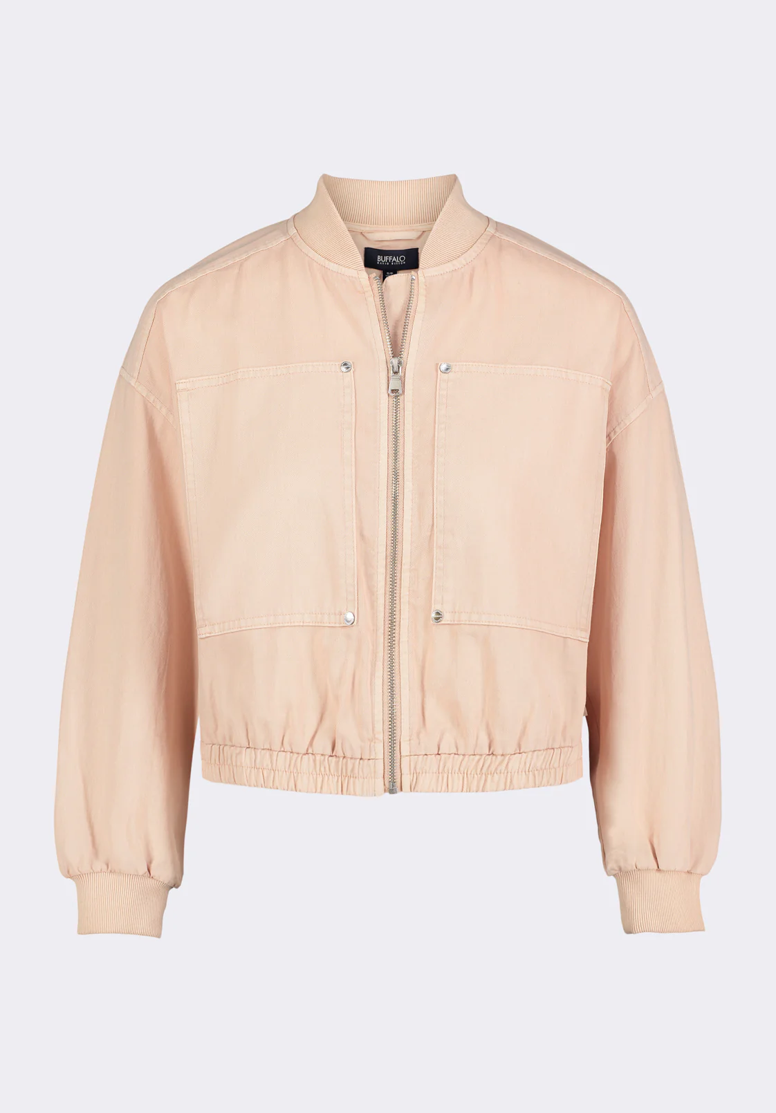 Pyper Women's Cropped Zip-Up Jacket, Cameo Rose - JK0044P - Image 6