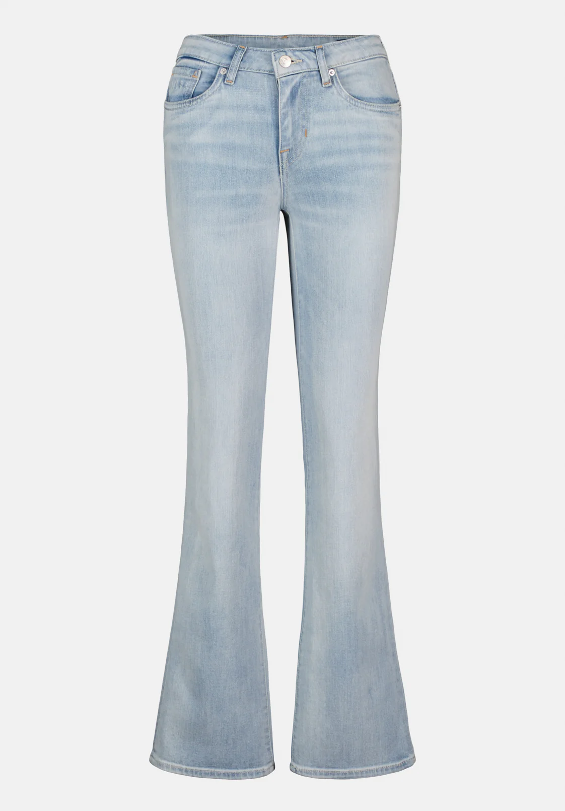 Mid Rise Bootcut Queen Women's Jeans, Vintage Blue - BL16045 - Image 5