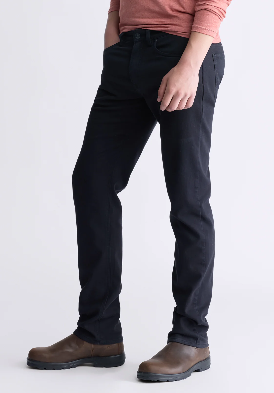 Straight Six Men's Freedom Flex Pants, Black - BM22939 - Image 3