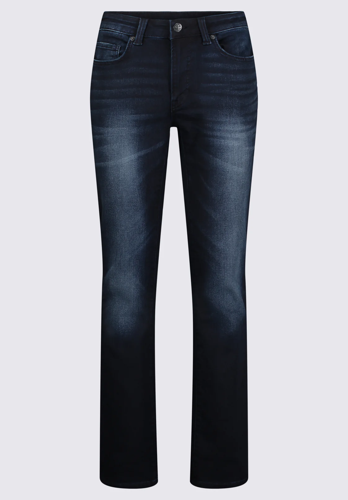 Straight Six Men's Five-Pocket Freedom Flex Jeans, Dark and Sanded - BM22999 - Image 7