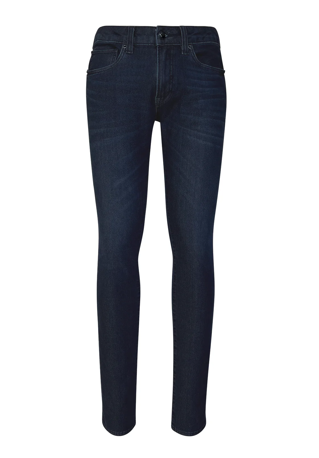 Skinny Max Men's Jeans in Sanded and Faded Dark Blue - BM22589 - Image 5