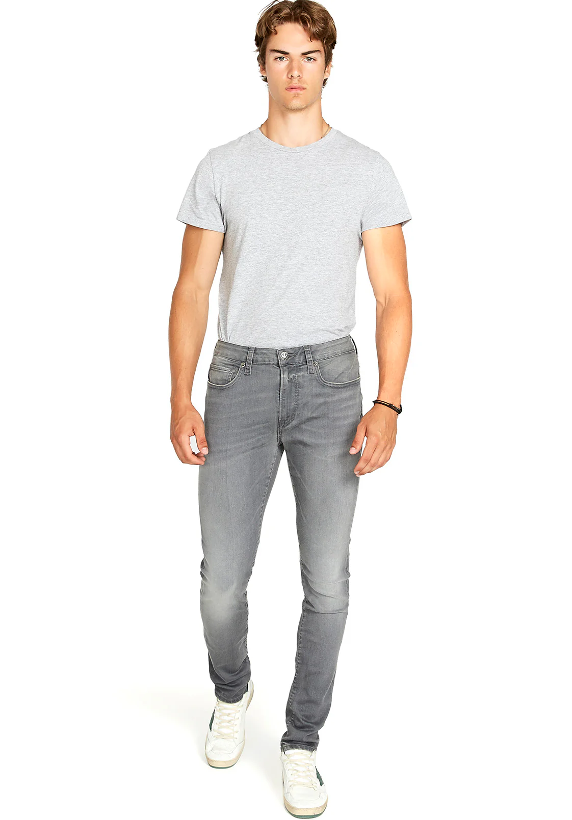 Skinny Max Men's Jeans in Grey Sanded - BM22592 - Image 4