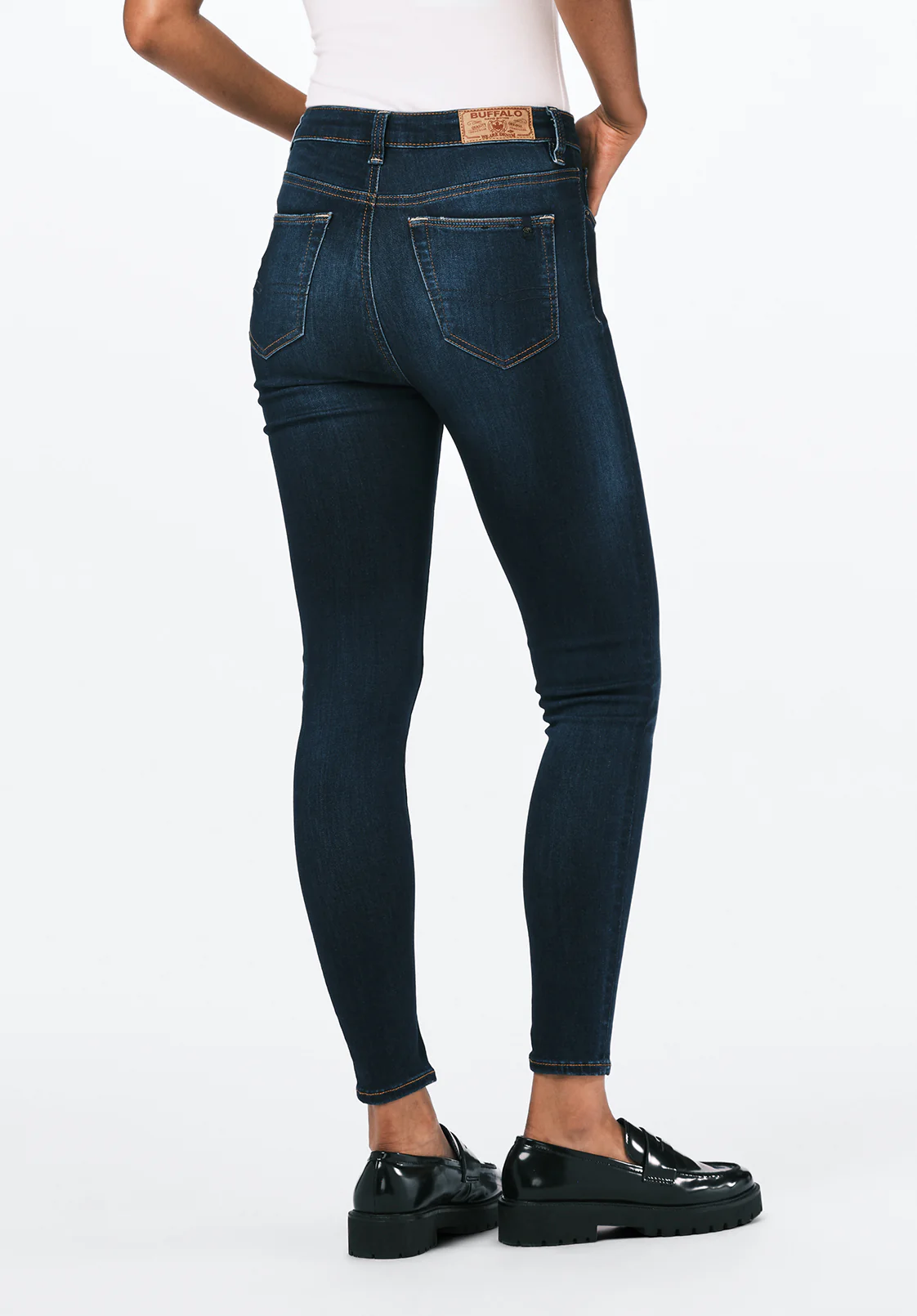 High Rise Skinny Skylar Women's Jeans in Night Rain Blue - BL15703 - Image 3
