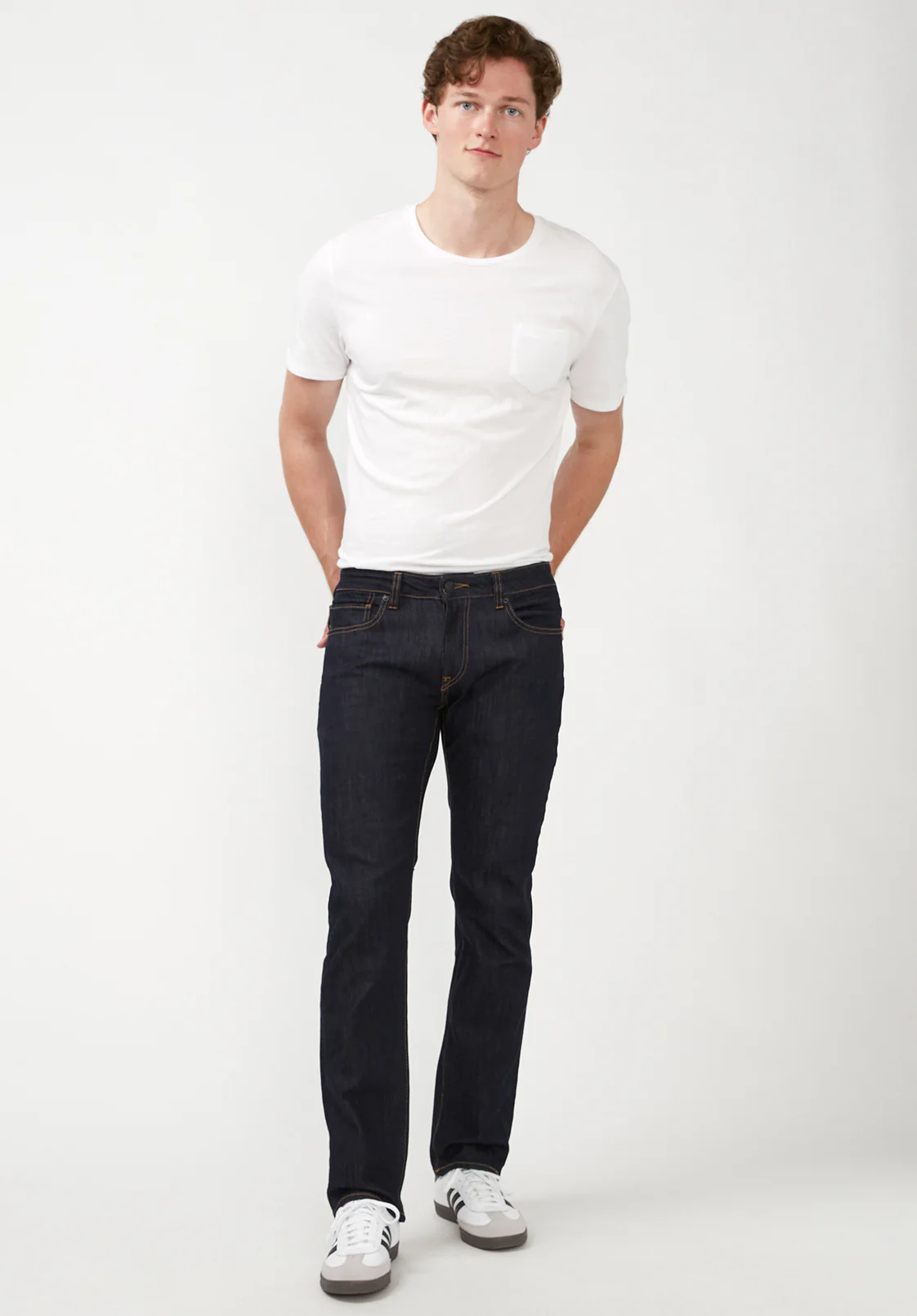 Slim Ash Men's Jeans in Rinsed Indigo - BM22612 - Image 4
