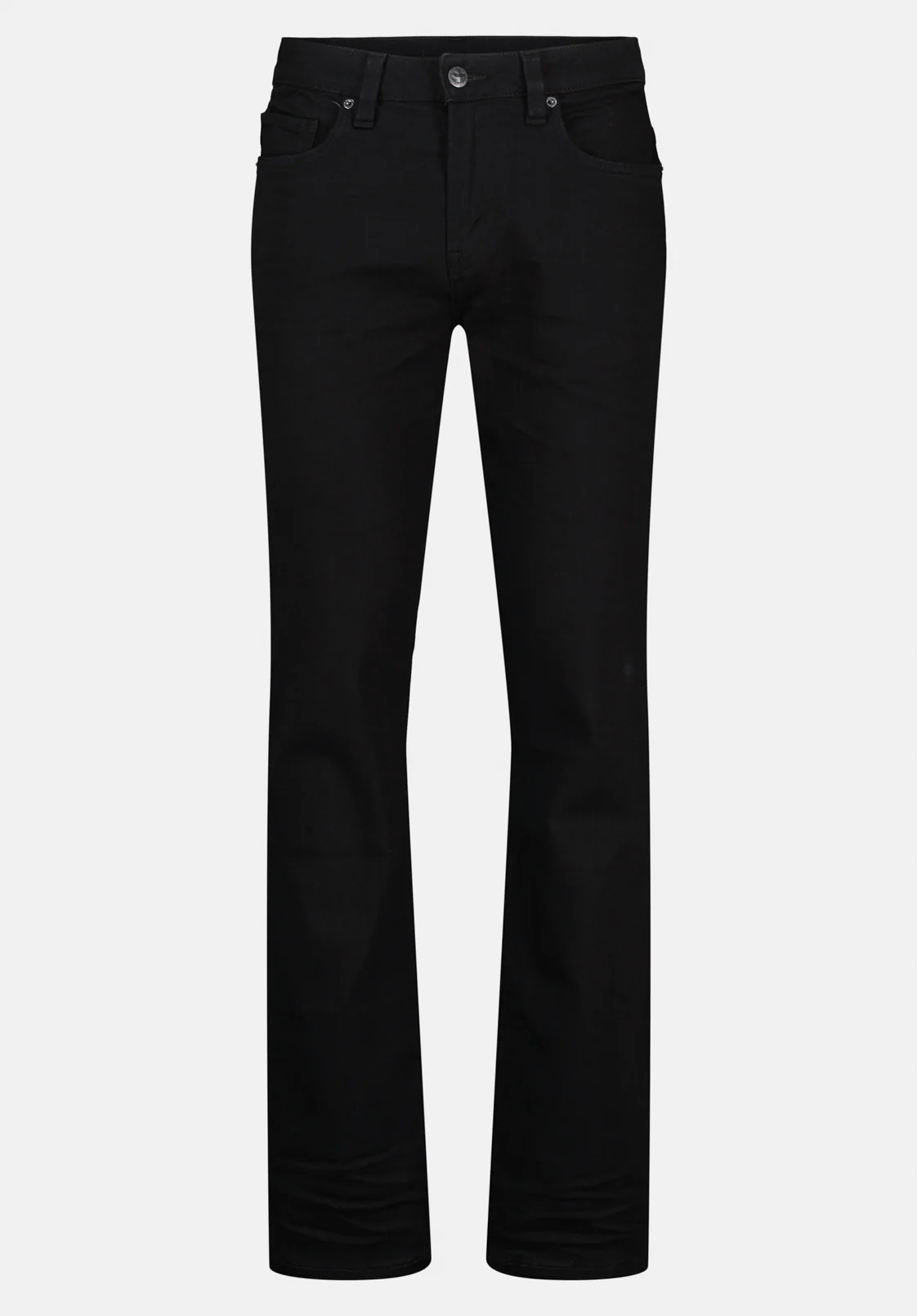 Straight Six Men's Jeans in Crinkled Black - BM22632 - Image 5