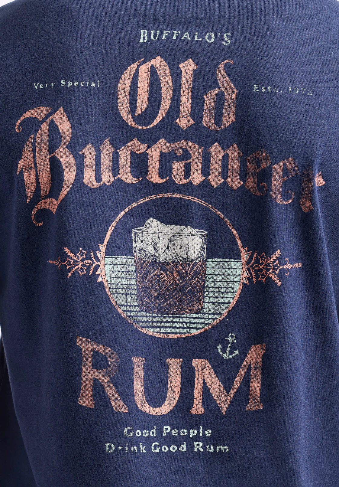 Taneer Men's Graphic T-Shirt with Rum Print, Whale - BM24642 - Image 6